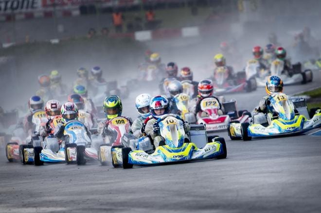 Kauhavalla syyskuussa järjestetty kartingin MM-kisa palkittiin. Hollantilainen Thomas Ten Brinke hallitsi Junior-luokkaa. KUVA: JAAKKO ELENIUS