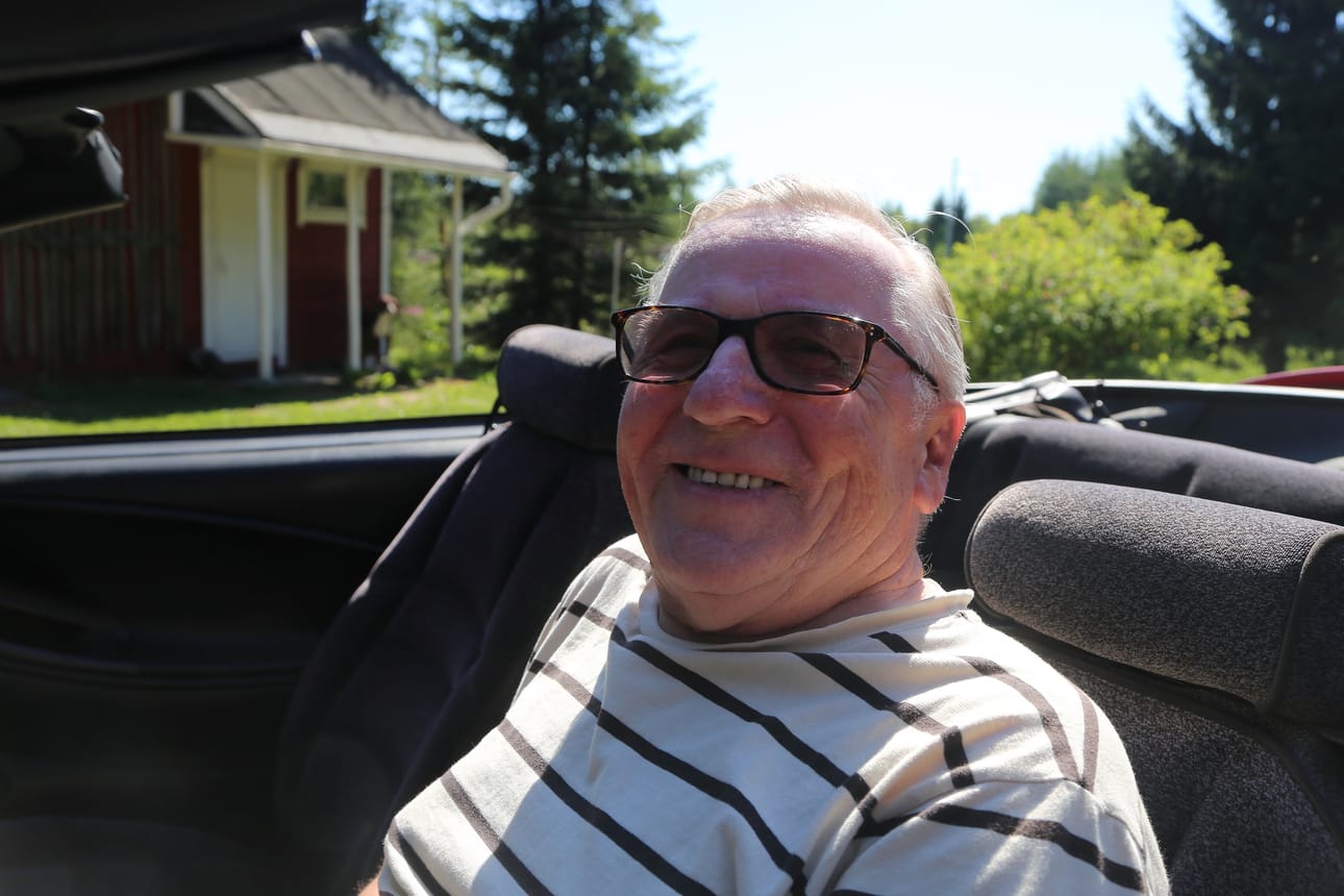 Jorma Ryönänkoski kertoo, ettei hänen kesäautonsa ole myytävänä.