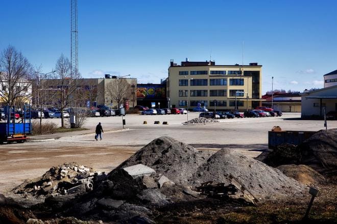 Wasa Station on tarkoitus rakentaa tälle entisen linja-autoaseman tontille. Kuva: Eetu Sillanpää