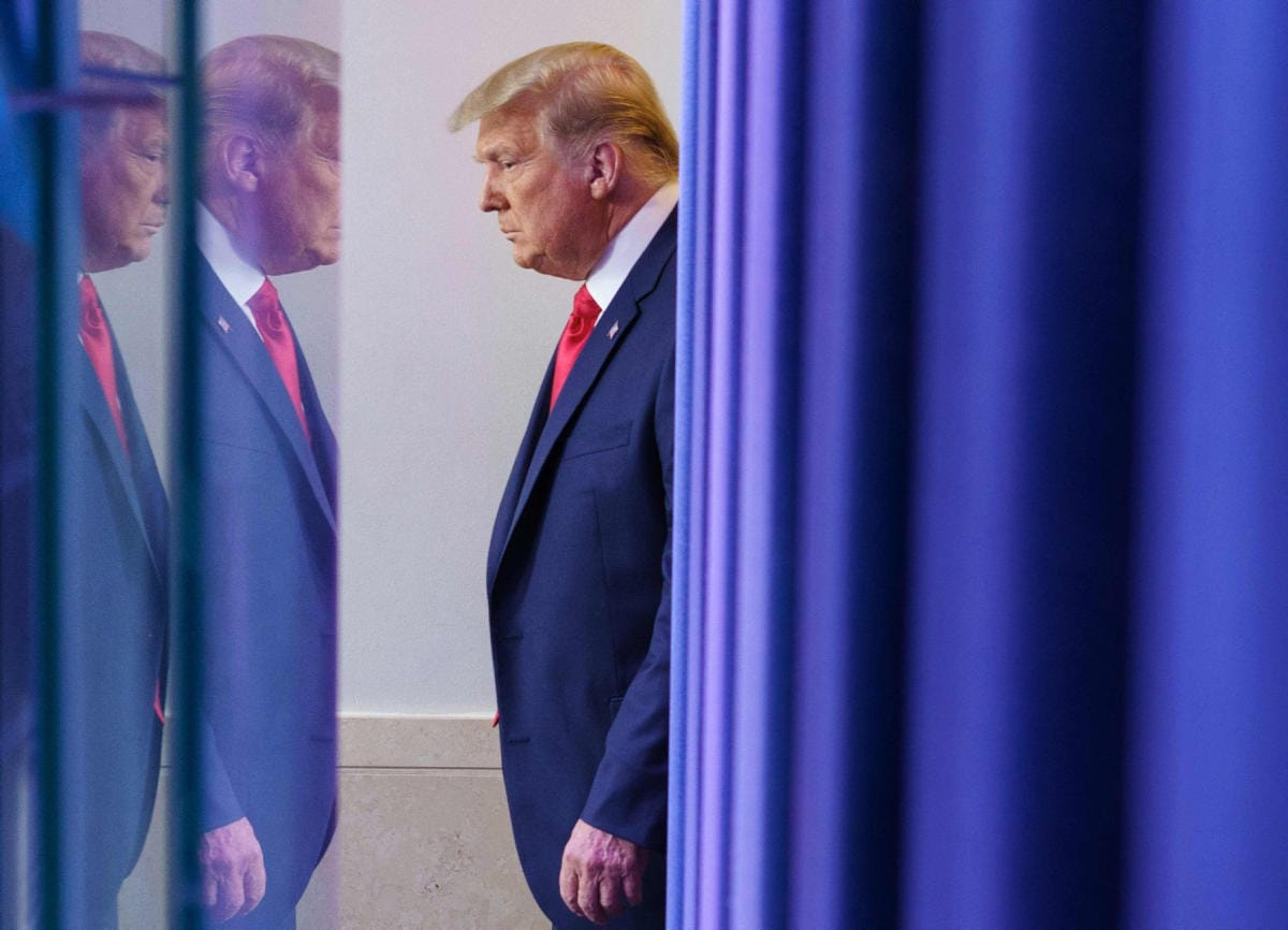 Vetoomustuomioistuimen linjaus on ex-presidentti Donald Trumpille jo toinen tappio. Arkistokuva. LEHTIKUVA / AFP