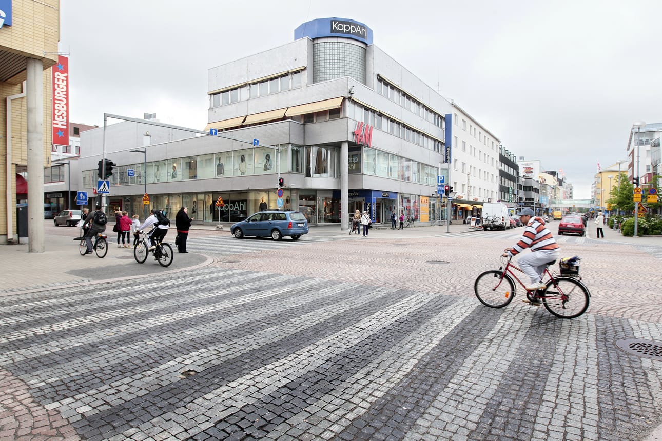 Huoltotunnelin rakentaminen Hammar-kortteliin mahdollistaa kävelykeskustan laajentamisen.