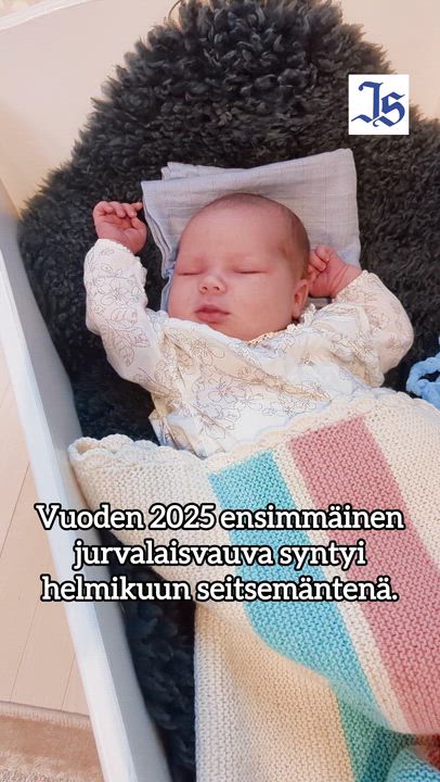 Tässä on vuoden 2025 ensimmäinen jurvalaisvauva