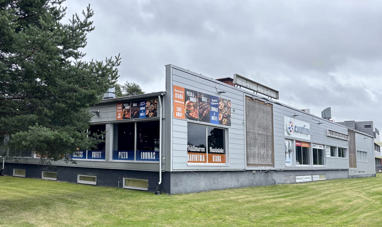 Välimeren ravintola Otava sijaitsee Limingantien varressa.