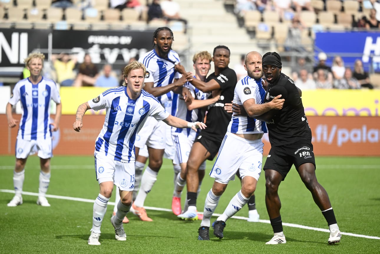 Helsingin Jalkapalloklubin ja Vaasan Palloseuran välinen kamppailu päättyi HJK:n 2–1-voittoon.