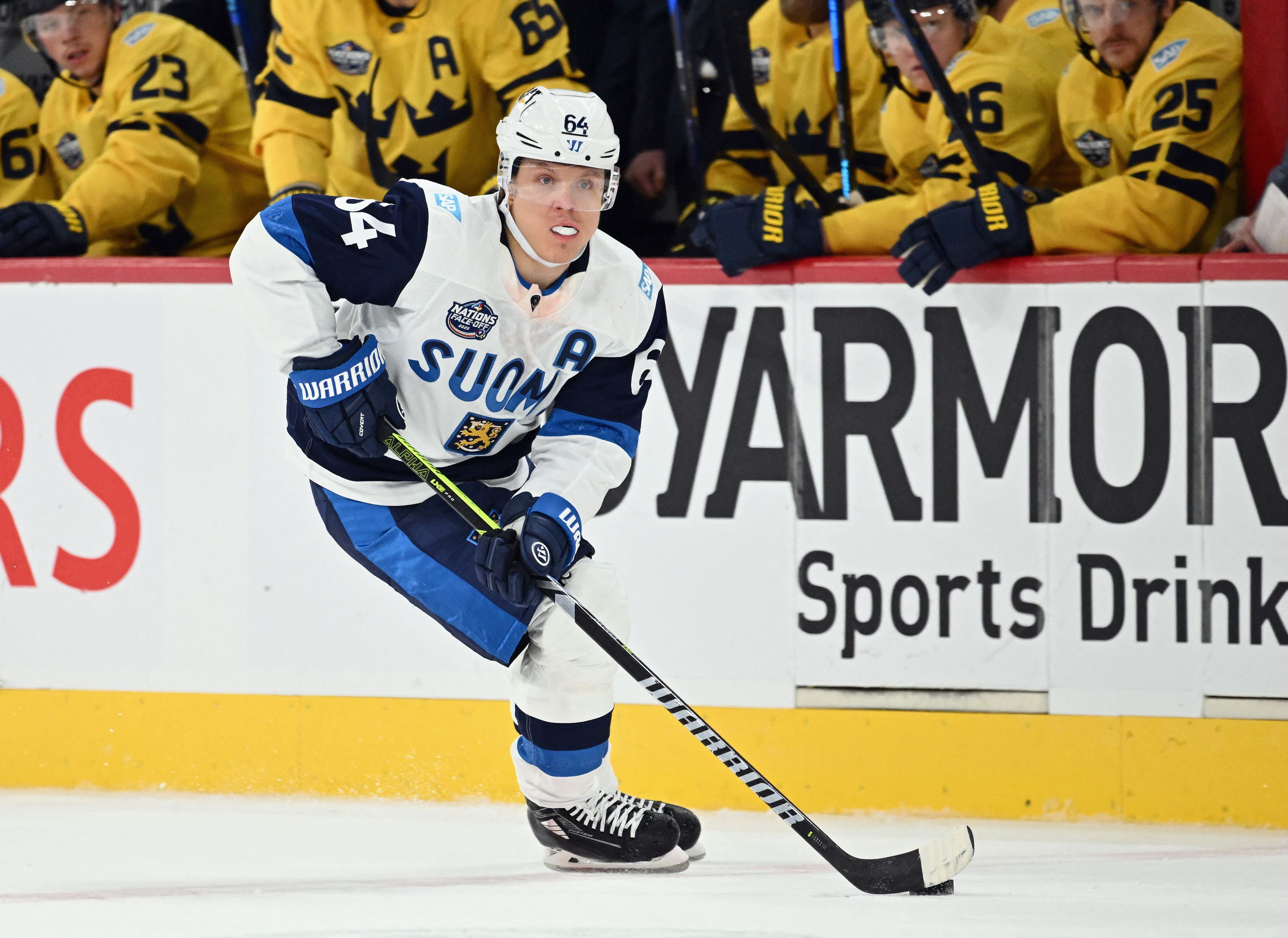 Mikael Granlund ja Sebastian Aho nousivat Leijonien kapteenistoon