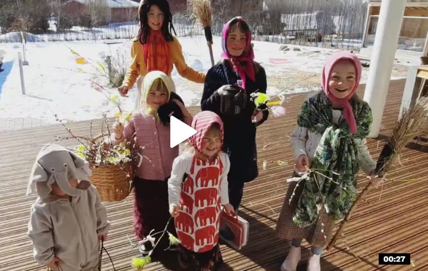 Louhisalmen lasten virpomisen ilo sulatti tuomariston. Kilpailuun lähetettiin kaikkiaan 36 videota.