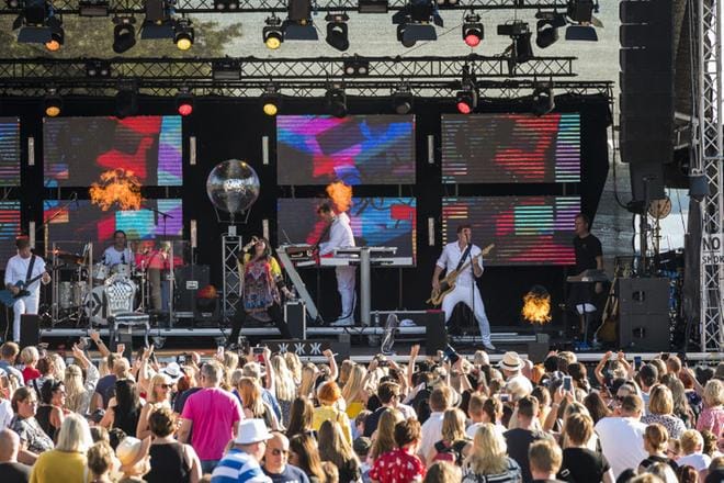 Vaasan Festivalia vietettiin 5.-7. elokuuta Sisäsatamassa. KUVA: JOHAN HAGSTRÖM