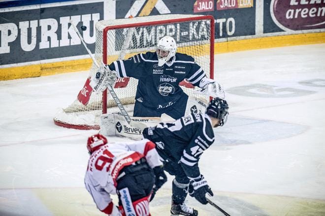 Andrei Karejev torjui 21 vaasalaislaukausta. KUVA: ARI-MATTI RUUSKA