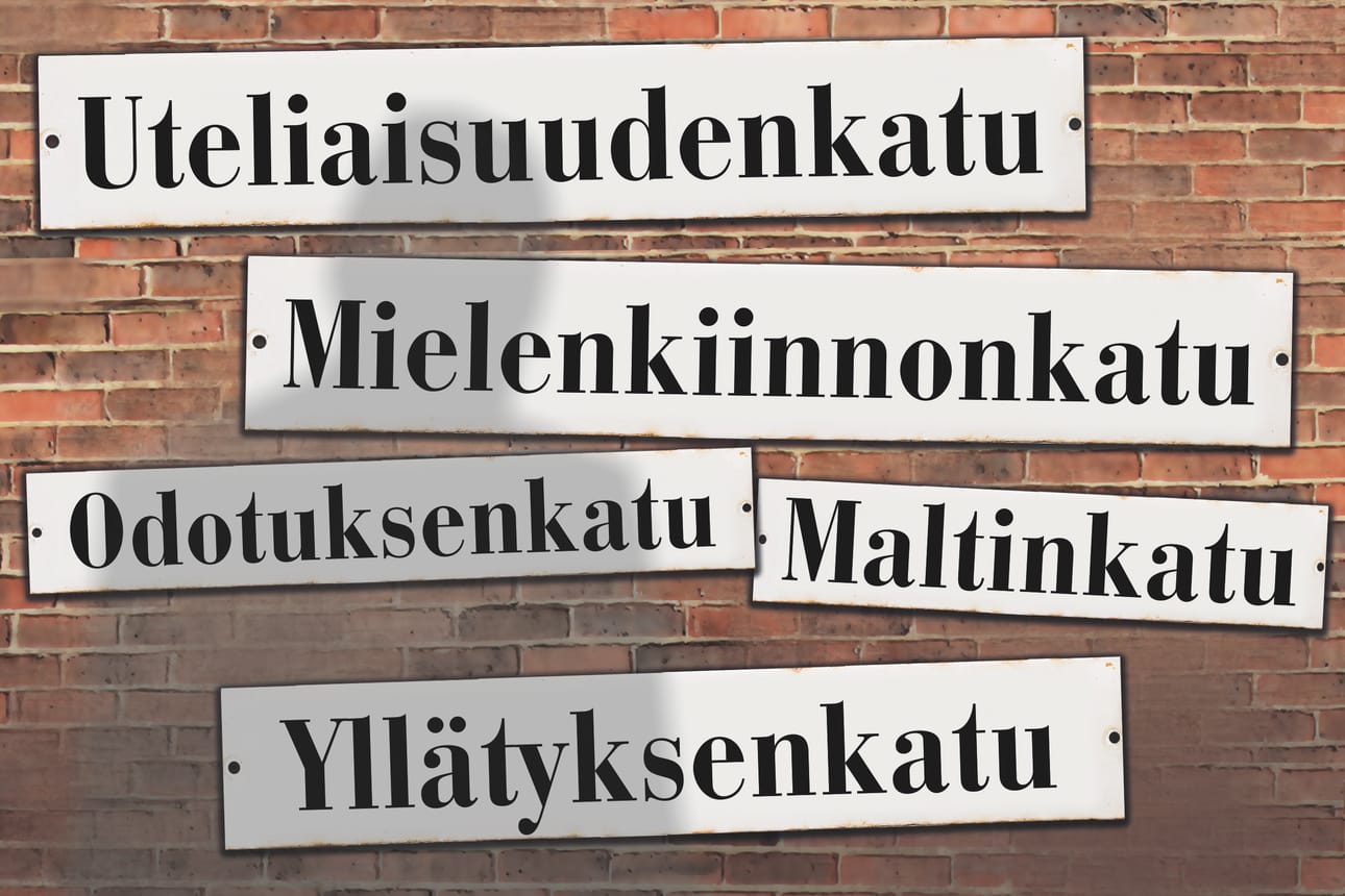 Tunteet ovat Suomen kadunnimistössä hyvin epätavallinen teema. Vaasan Ravilaakson osoitteissa on positiivisia tunteita.