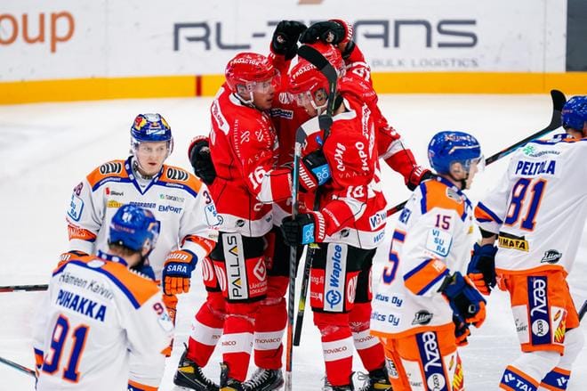 Sportin edellisestä ottelusta on yli kolme viikkoa aikaa. Silloin se kukisti kotihallissaan Tapparan 4-2. Kuva: Samppa Toivonen / arkisto