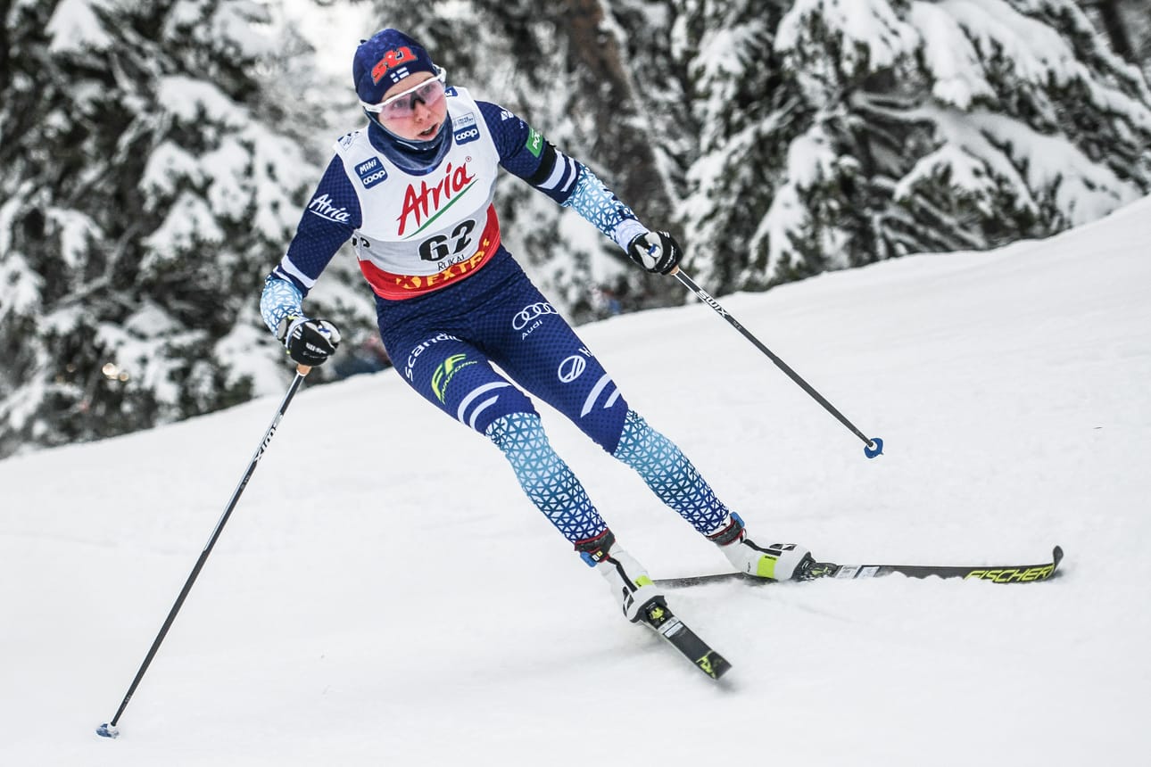 Susanna Saapunki hiihti lauantain 10 kilometrin perinteisellä 39:ksi,
