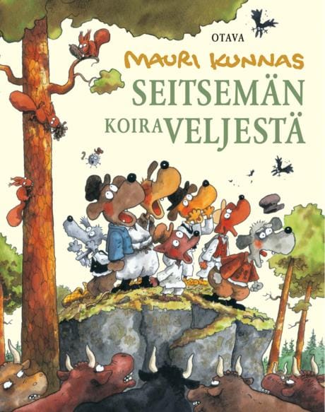 Lastenkirja Seitsemän koiraveljestä kertoo Jukolan veljesten elämästä.