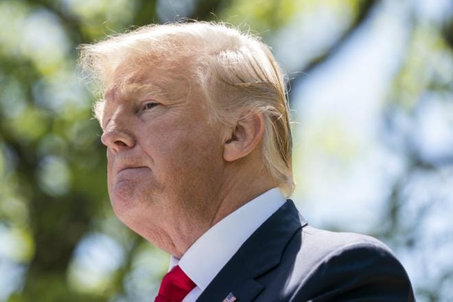 Donald Trump valittiin Yhdysvaltain presidentiksi vaaleissa vuonna 2016. Virkaansa hän astui tammikuussa 2017. KUVA: JIM LO SCALZO/EPA
