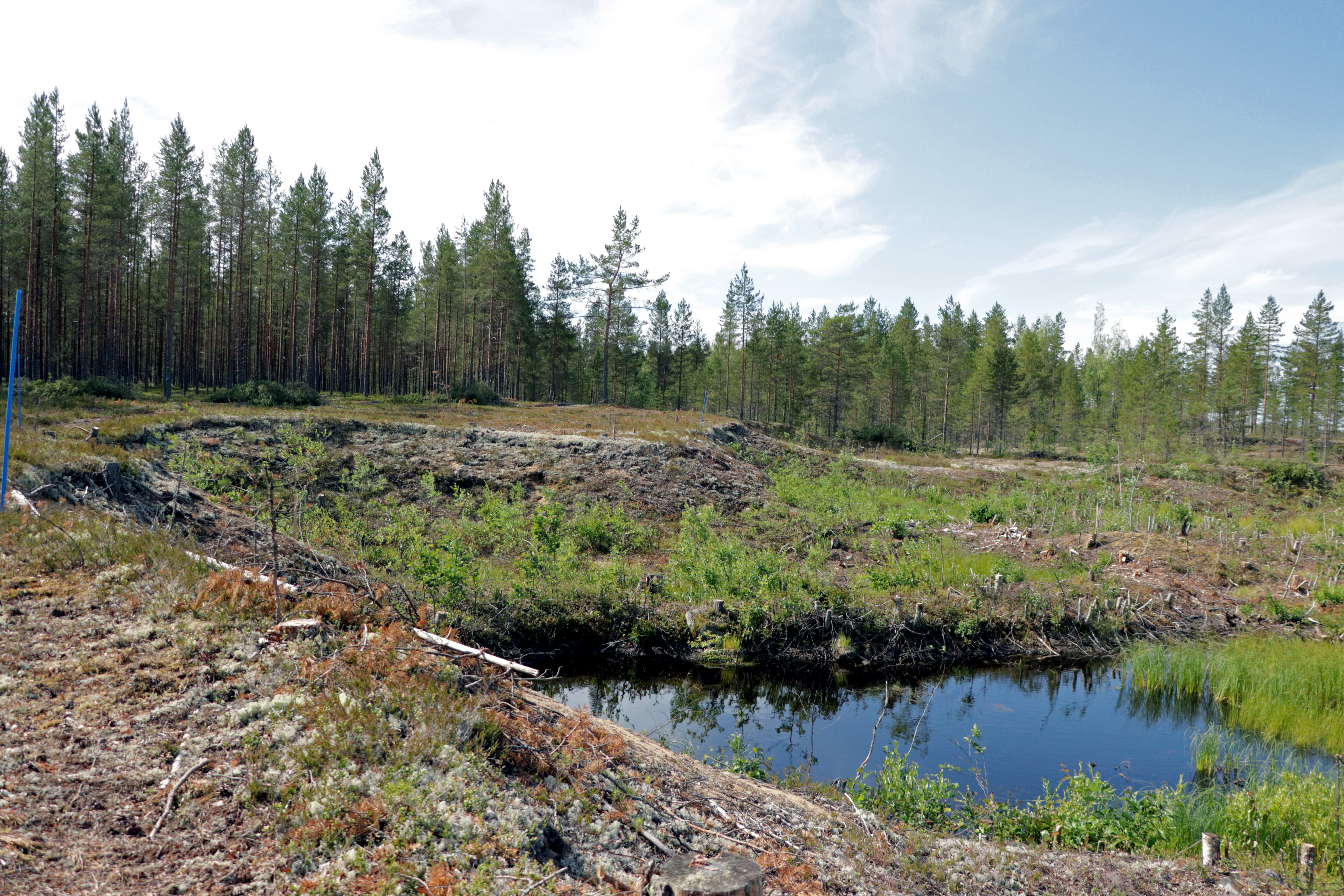 Pohjavesialueita kunnostetaan täyttämällä syviä sorakuoppia.