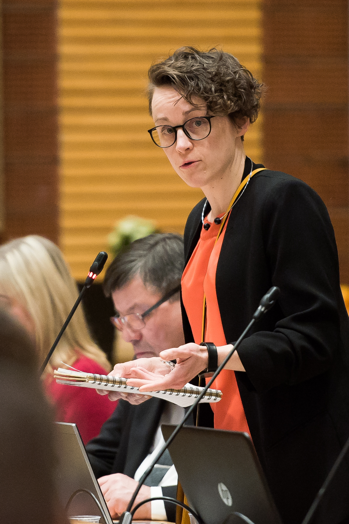 Marja Tornberg muistutti, että keskusta on kouluverkkosuunnitelman takana.