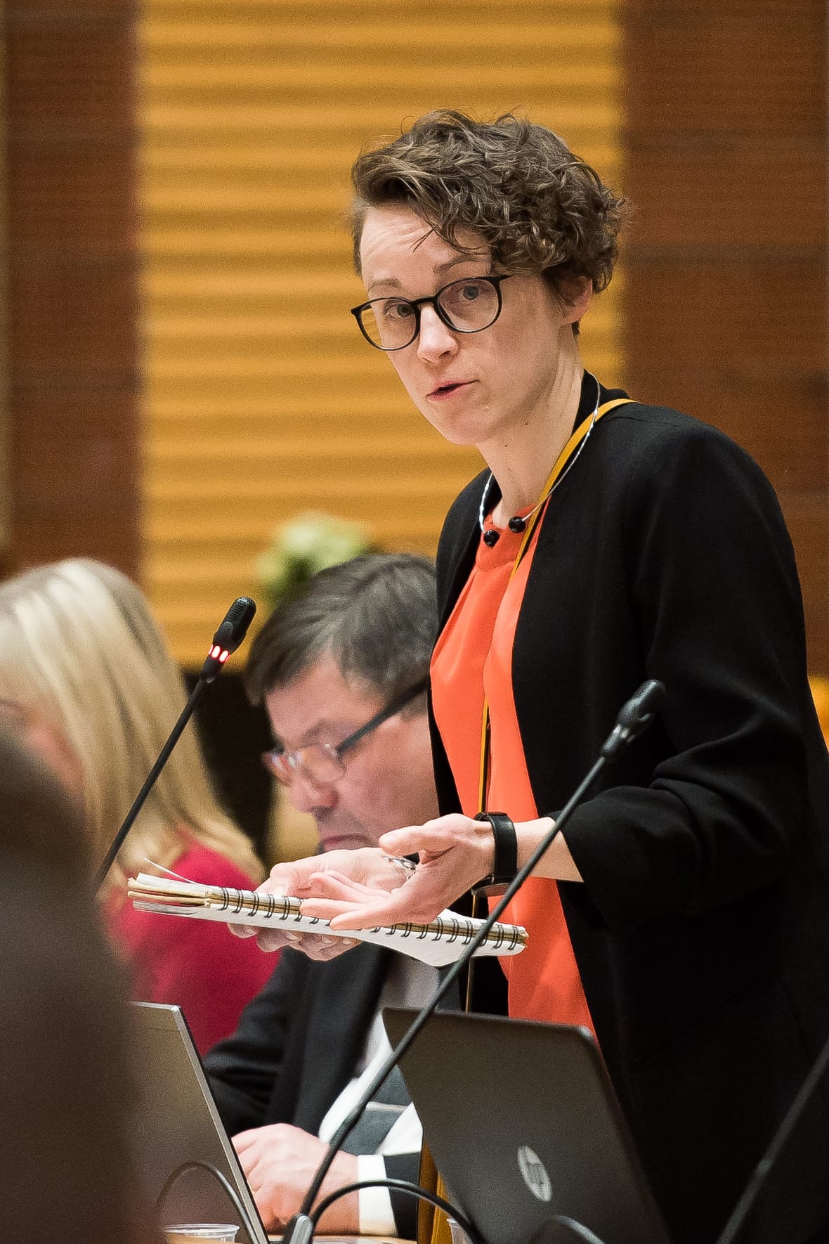 Marja Tornberg muistutti, että keskusta on kouluverkkosuunnitelman takana.