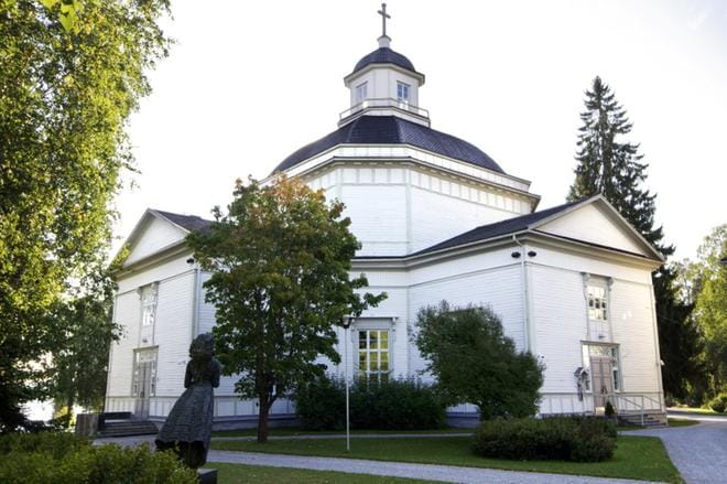 Alajärven kirkko. Arkistokuva.