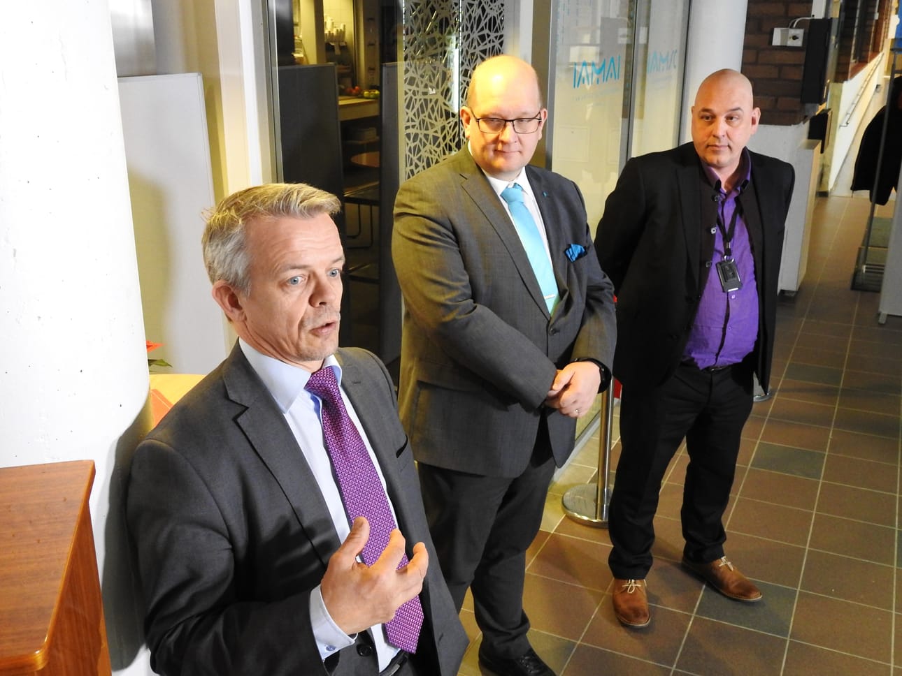 Kimmo Koski, Matti Sarén ja Kimmo Nikkanen uskovat, että tietoalan työvoiman tarvee kasvaa nopeasti.