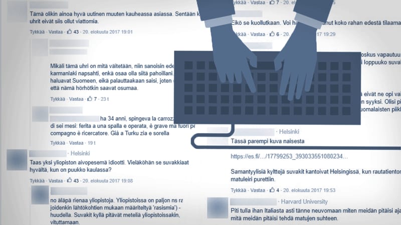 Uuden hankkeen tavoitteena on laatia ehdotuksia rikoslailla rangaistavan vihapuheen sekä lailla kielletyn häirinnän tehokkaaksi kitkemiseksi.
