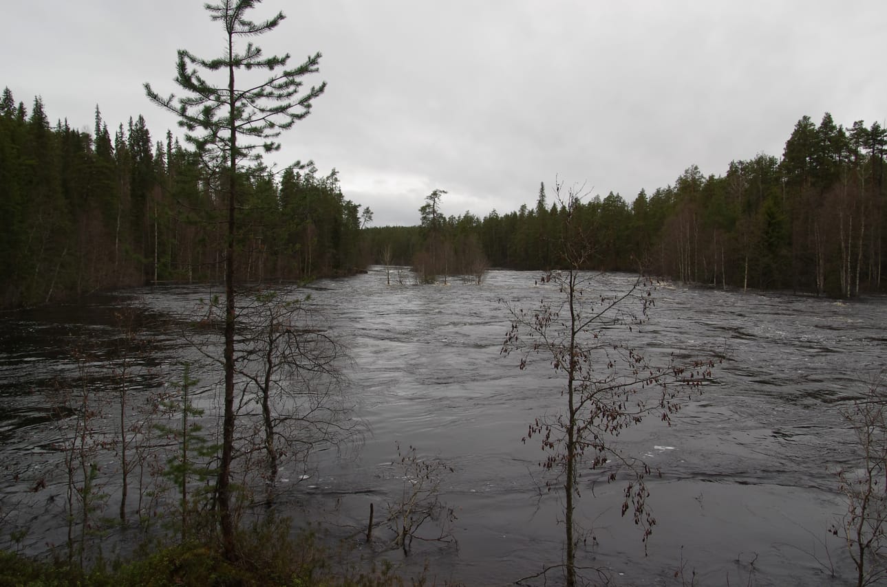 Vuoden 2015 lähes huipputulvassa molemmat saaret jäivät veden alle.