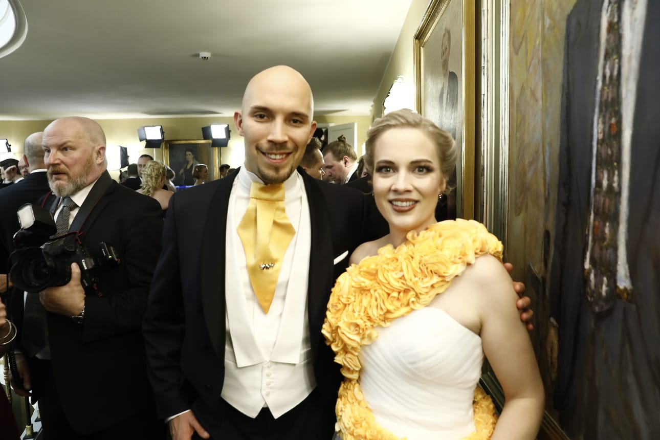 Koti puhtaaksi -yrityksen Saana Tyni ja puolisonsa Henri Haho.