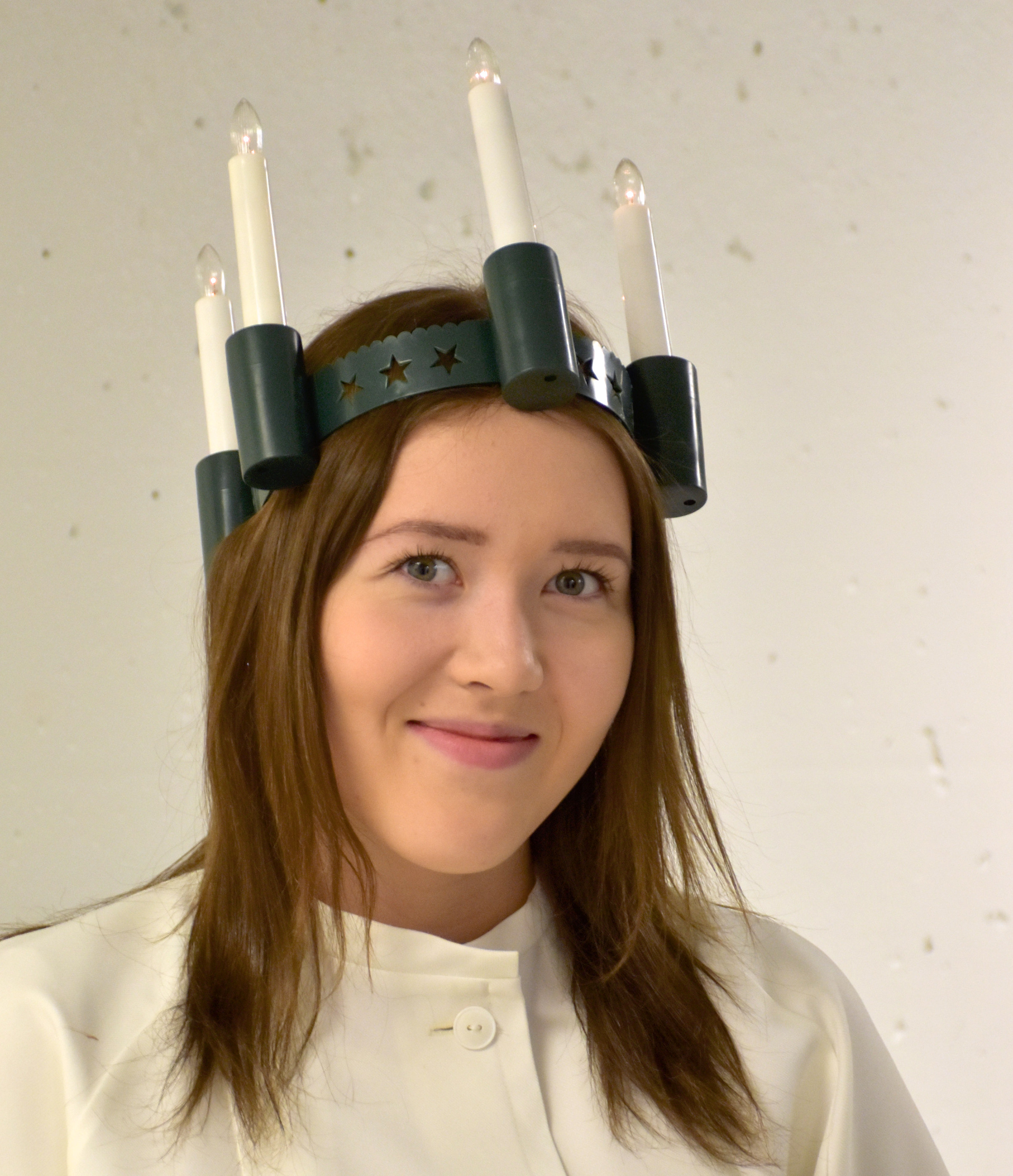 Jonna Airisniemi on tämän vuoden Posion Lucia-neito.