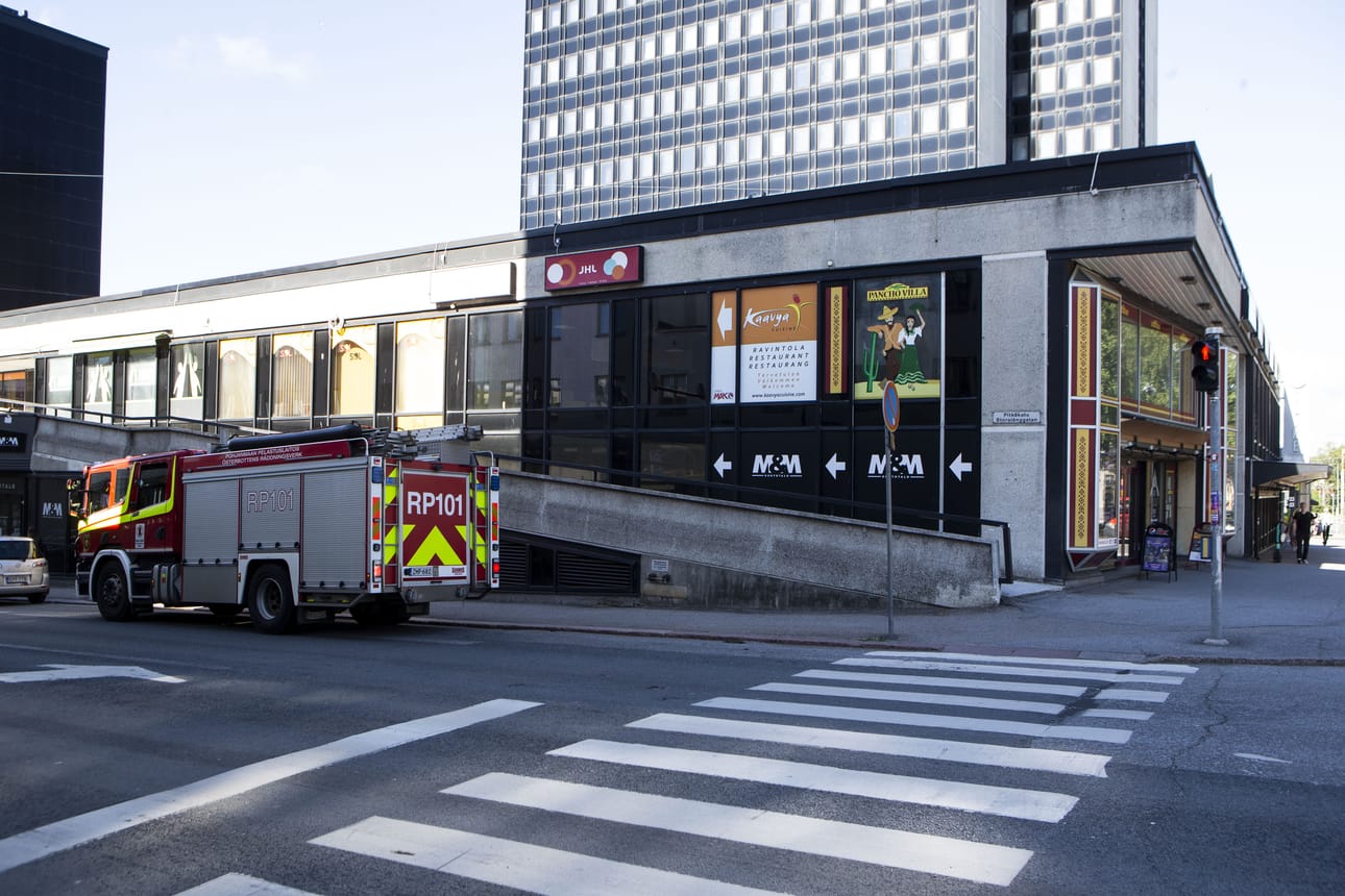 Palo syttyi ruoanvalmistuksen yhteydessä.
