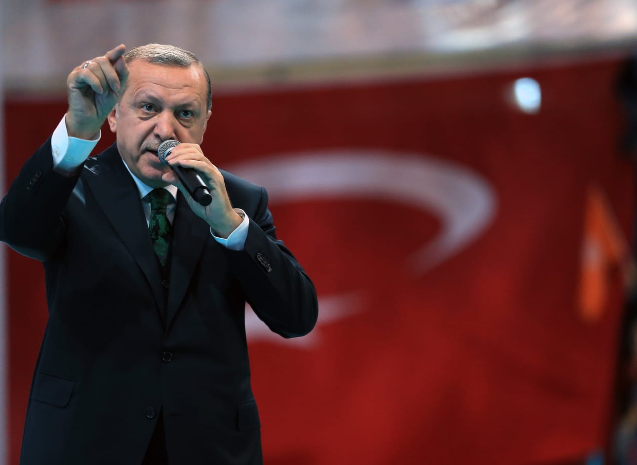 Turkin presidentti Recep Tayyip Erdogan.