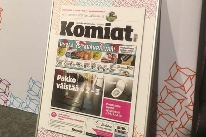 Komiat-lehti palkittiin Lukijan valinta 2019 -palkinnolla tänään torstaina Sanomalehtien Liiton Suurilla Lehtipäivillä Hyvinkäällä.