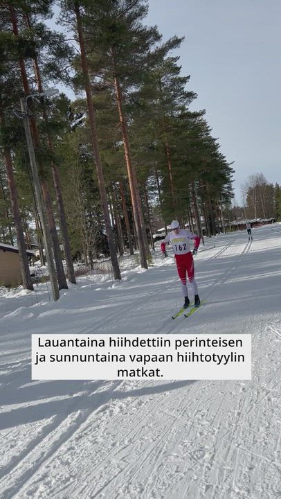 Veteraanien SM-hiihdot hiihdettiin Kempeleen Köykkyrissä