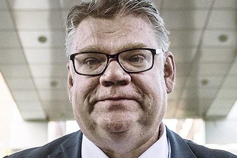 Timo Soini Tampere-talolla.