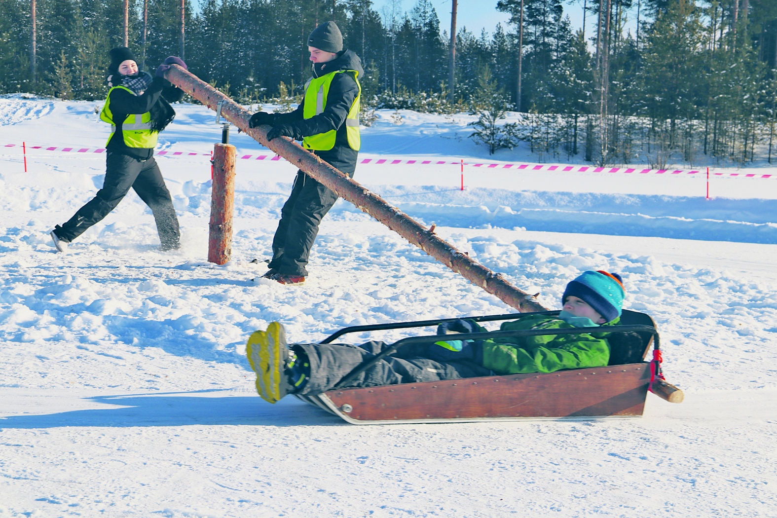Hoijakkakyytiin oli jonoa lähes koko tapahtuman ajan.