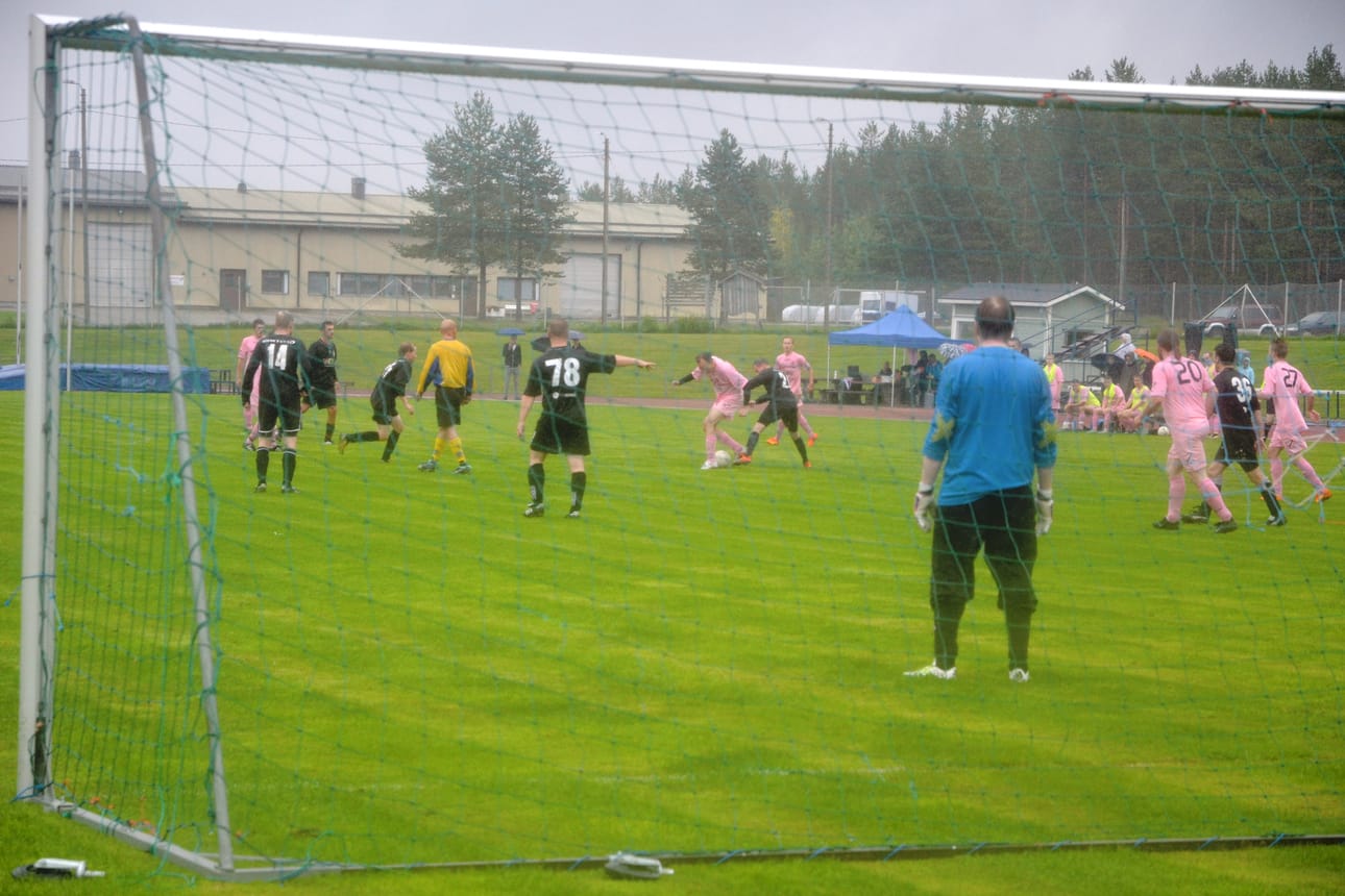 Taivalkoski Calcio voitti Hercules/Herkku-Papat maalein 2-0.