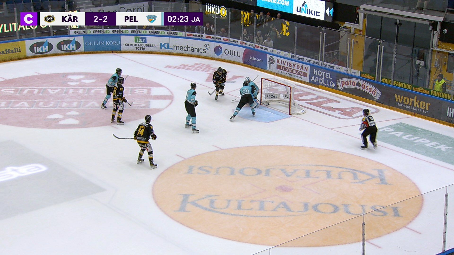 Kärpät tekee 3-2 Pelicansia vastaan Raksilassa
