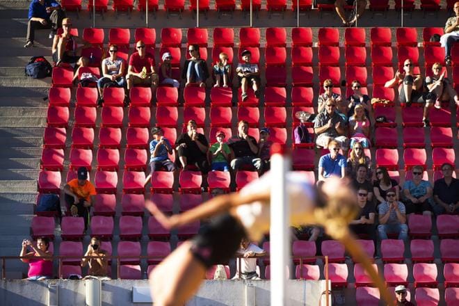 Yleisurheilu on sekä mediakulutuslukujen että lajien suosiota mittaavien mielipidetutkimusten mukaan säilyttänyt asemansa yhtenä suomalaisten suosikkiurheilumuotona. KUVA: