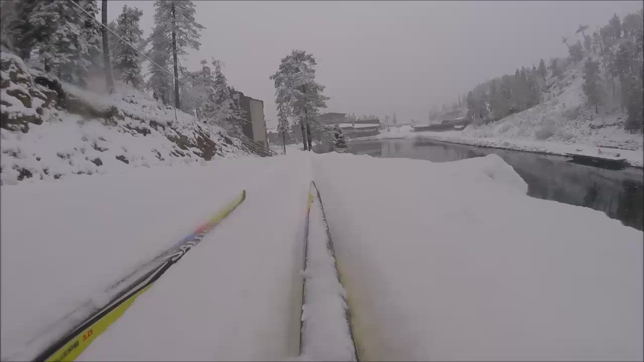 Tältä näyttää, kun paralympia-hiihtäjä Rudolf Klemetti sivakoi Rukan ensilumen ladulla – katso video!