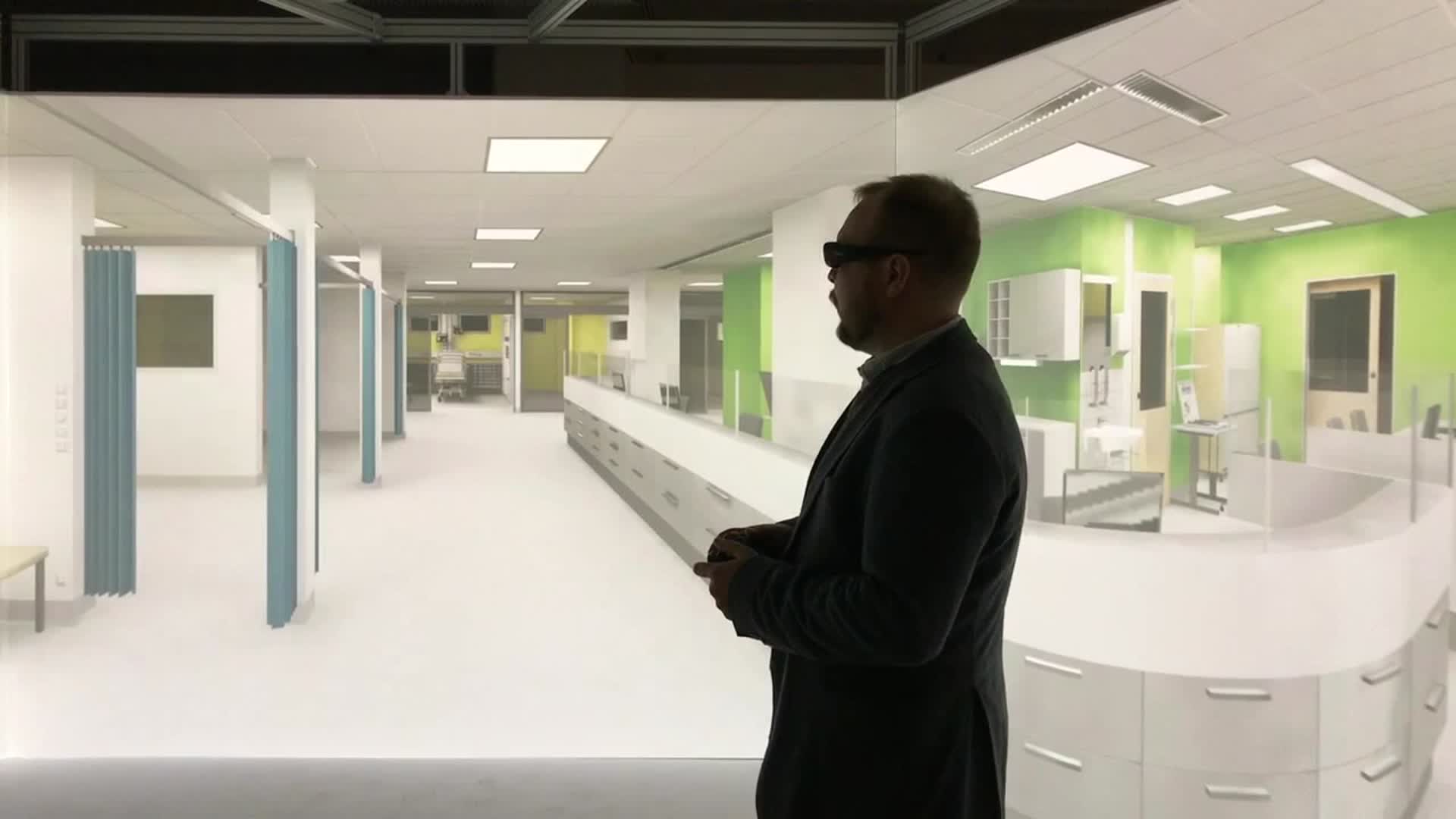 Tältä näyttää sairaalan virtuaalisuunnittelu