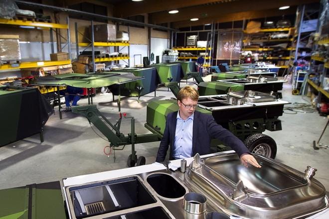 Teuvan keitintehdas juhli 90-vuotista taivaltaan syksyllä 2015. Toimitusjohtaja Henri Penttilä esitteli tuotteita. KUVA: HARRI TOIVOLA