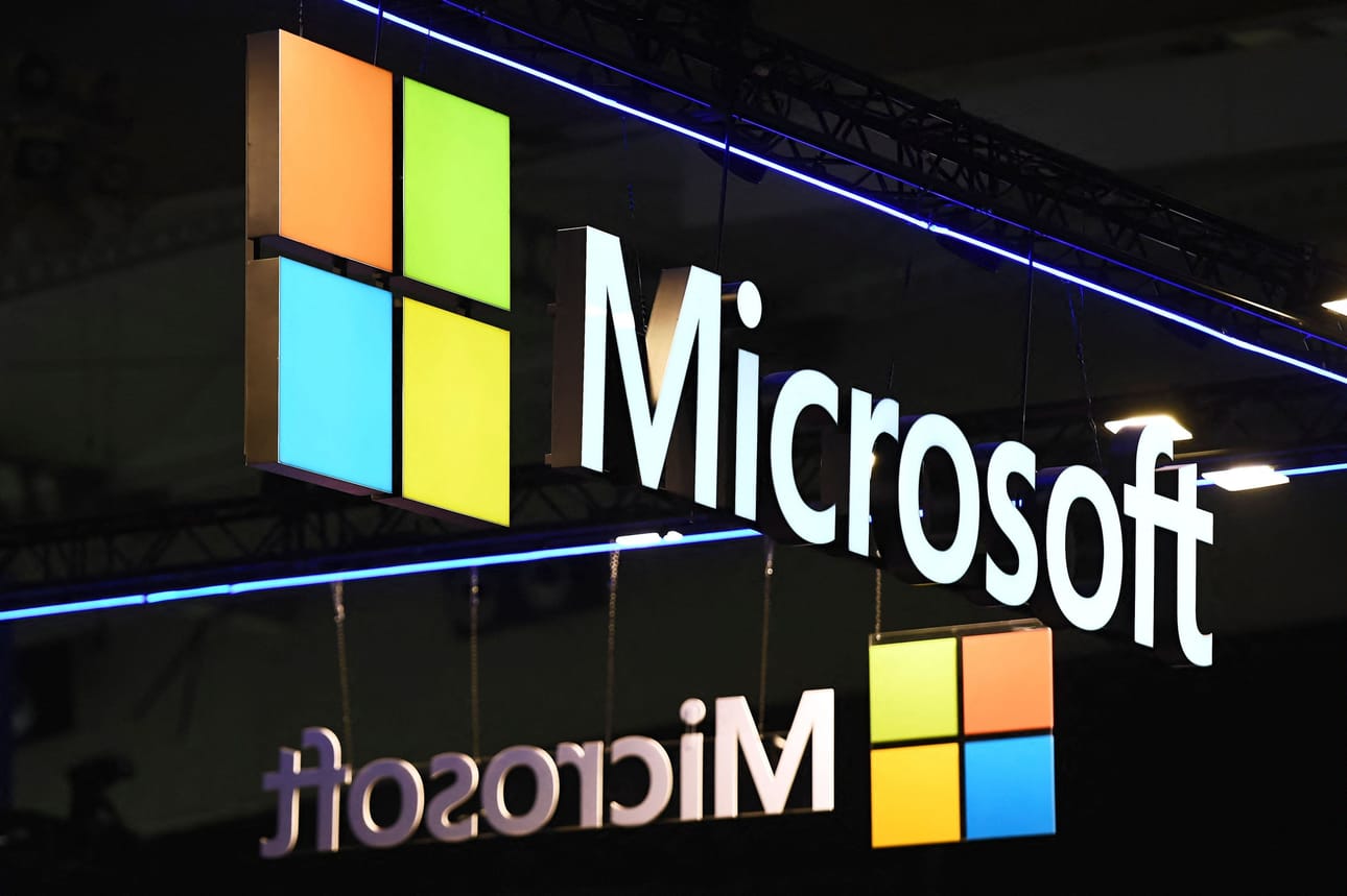 Microsoftin pilvipalveluyksikön liikevaihto ei vastannut odotuksia. LEHTIKUVA/AFP