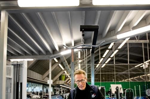 Kuortaneen voimavalmennusseminaariin osallistunut Jarmo Ahonen on valmentanut monia urheilijoita, tällä hetkellä esimerkiksi puolitoista vuotta keihäänheittäjä Oliver Helanderia. KUVA: JAAKKO ELENIUS