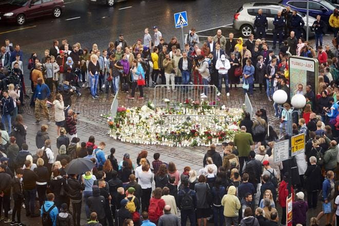Turun joukkopuukotus viime elokuussa ravisutti koko Suomea. Vaikka Abderrahman Bouananen lähipiiri oli huolissaan tämän käytöksestä, kukaan ei uskonut hänen ryhtyvän veritekoon. KUVA: Ari-Matti Ruuska