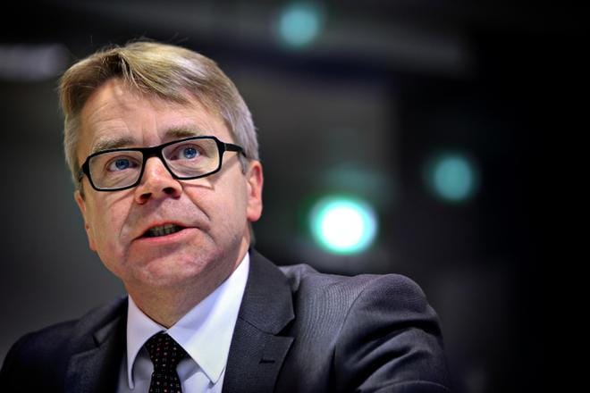 Kansanedustaja Peter Östman (kd.) tavoittelee ensi kevään eduskuntavaaleissa neljättä kauttaan Arkadianmäellä. Arkistokuva.