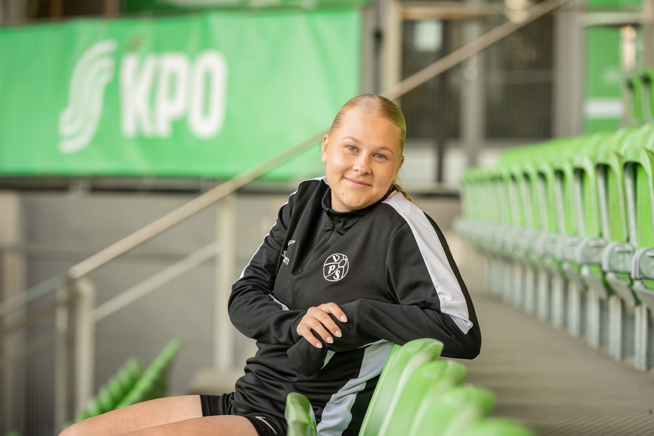 Vaasan Palloseuran maalihai Ida Rajala, 20, opiskelee Åbo Akademissa luokanopettajaksi. Menossa on toinen opintovuosi.