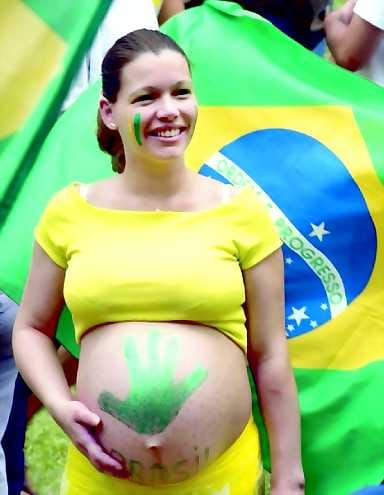 Pallomaha. Madridistakin löytyy Brasilian kannattajia.