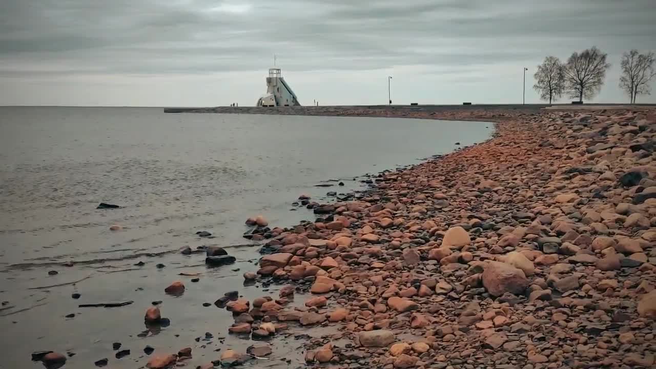 Nallikari sateisena päivänä