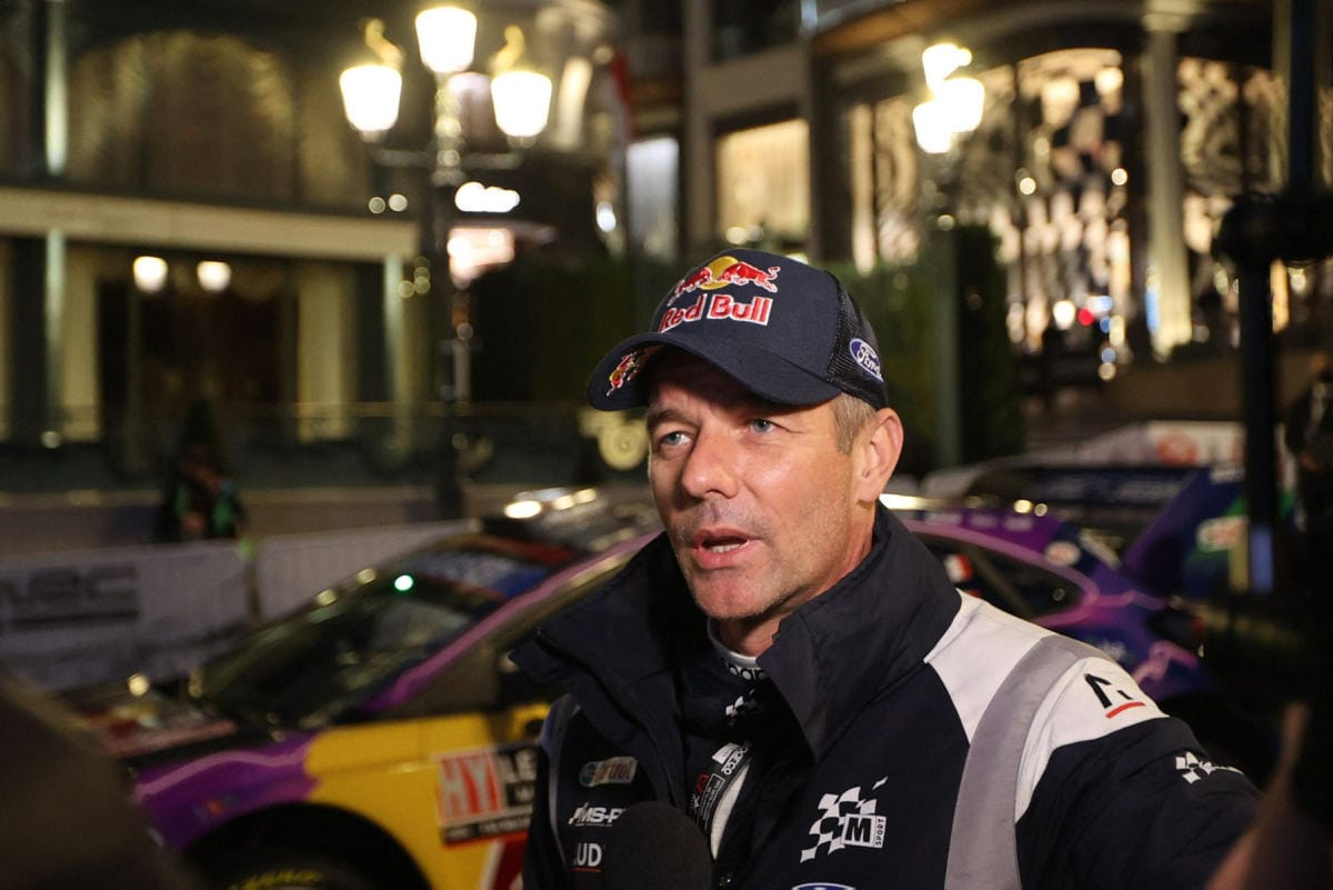 Sebastien Loeb ajoi Monte Carlon MM-rallin kärjessä yhdeksännen erikoiskokeen jälkeen. LEHTIKUVA/AFP