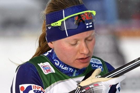 Johanna Matintalo oli kaksi vuotta sitten 15 kilometrin MM-hopealla 23-vuotiaiden sarjassa. KUVA: MARKKU ULANDER / LEHTIKUVA