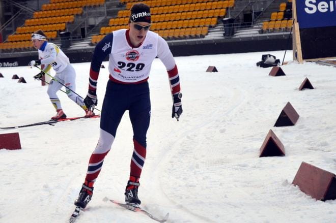 Seinäjokinen Tuomas Myllykoski oli vauhdikkain Talvikisojen miesten 12 km:llä. KUVAT: KALEVI VIITA