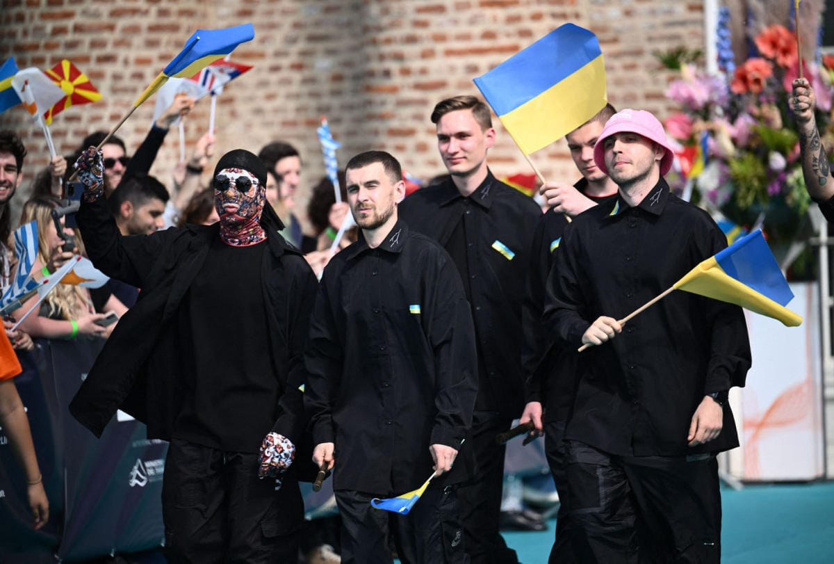 Ensimmäisessä semifinaalissa on mukana muun muassa viisujen ylivoimainen voittajasuosikki Ukraina. LEHTIKUVA / AFP