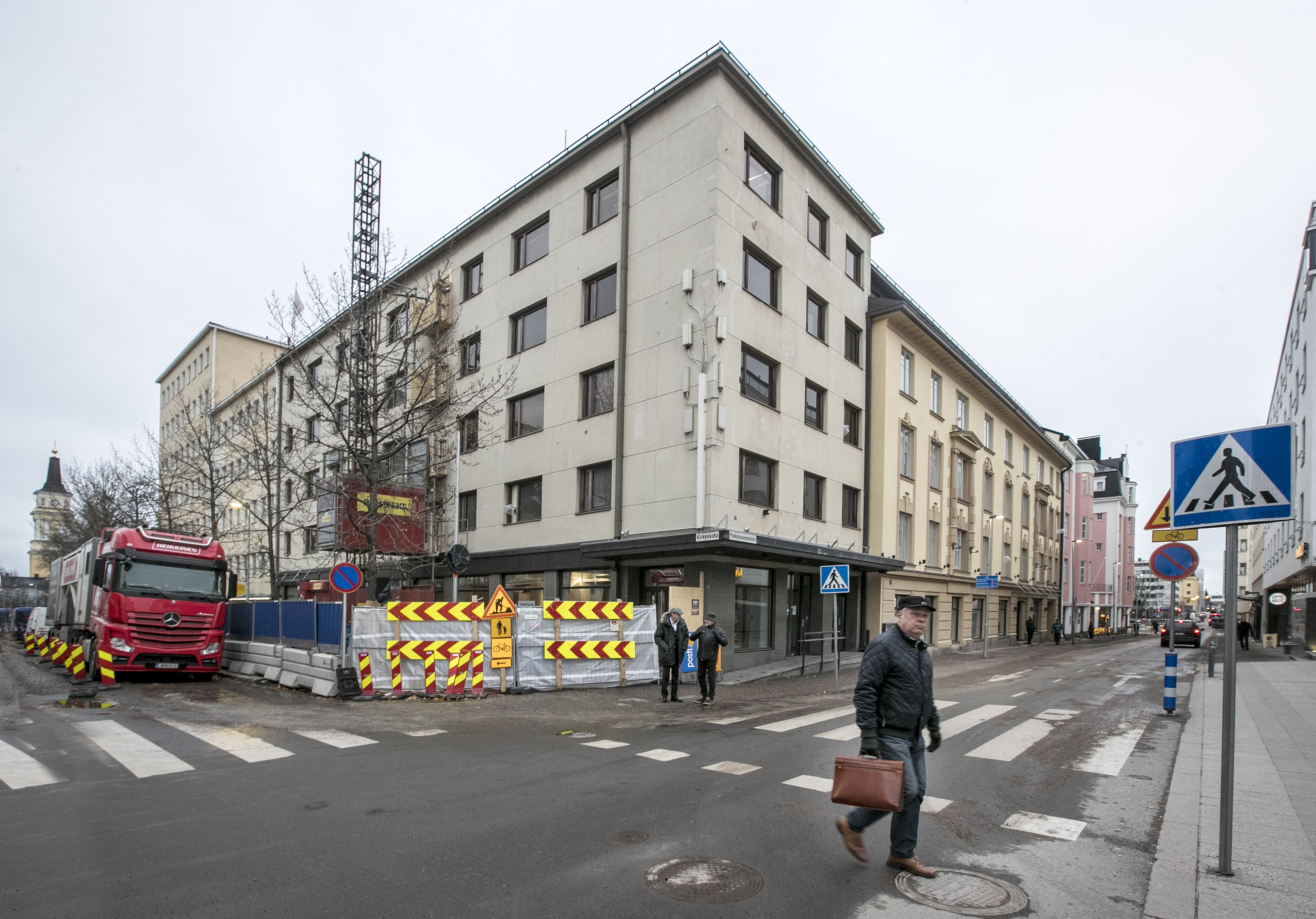 Poliisin asiakaspalvelulle rakennetaan pysyvät tilat keskustaan Kirkkokatu 13:een.